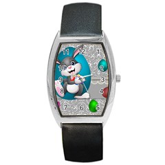 Illustration Celebration Easter Barrel Style Metal Watch by Sapixe