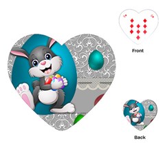 Illustration Celebration Easter Playing Cards (heart)  by Sapixe