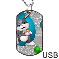 Illustration Celebration Easter Dog Tag Usb Flash (one Side) by Sapixe