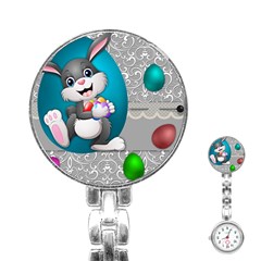 Illustration Celebration Easter Stainless Steel Nurses Watch by Sapixe