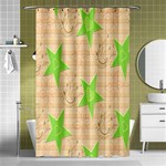 Background Desktop Beige Shower Curtain 48  x 72  (Small)  Curtain(48  X 72 ) - 42.18 x64.8  Curtain(48  X 72 )