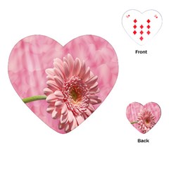 Background Texture Flower Petals Playing Cards (heart)  by Sapixe