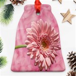 Background Texture Flower Petals Bell Ornament (Two Sides) Front