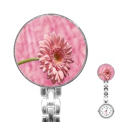 Background Texture Flower Petals Stainless Steel Nurses Watch by Sapixe