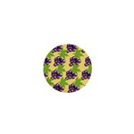 Grapes Background Sheet Leaves 1  Mini Buttons Front