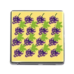 Grapes Background Sheet Leaves Memory Card Reader (square) by Sapixe