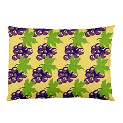 Grapes Background Sheet Leaves Pillow Case (two Sides) by Sapixe