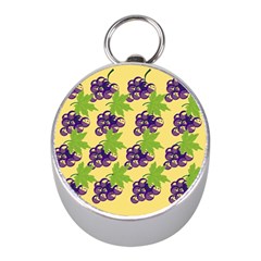 Grapes Background Sheet Leaves Mini Silver Compasses by Sapixe