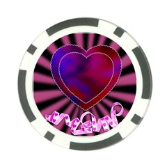 Background Texture Reason Heart Poker Chip Card Guard by Sapixe