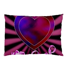 Background Texture Reason Heart Pillow Case by Sapixe