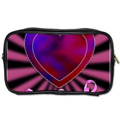 Background Texture Reason Heart Toiletries Bags by Sapixe