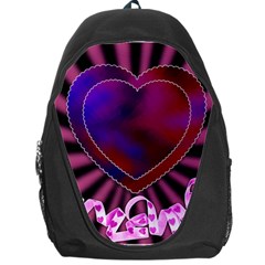 Background Texture Reason Heart Backpack Bag by Sapixe