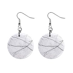 White Background Pattern Tile Mini Button Earrings by Sapixe