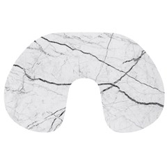 White Background Pattern Tile Travel Neck Pillows by Sapixe