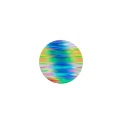 Wave Rainbow Bright Texture 1  Mini Buttons by Sapixe