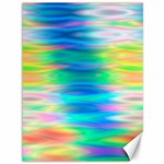 Wave Rainbow Bright Texture Canvas 36  x 48   35.26 x46.15  Canvas - 1