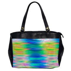 Wave Rainbow Bright Texture Office Handbags by Sapixe