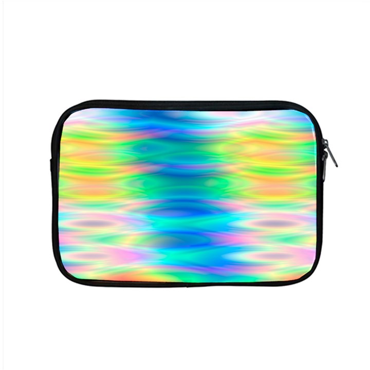 Wave Rainbow Bright Texture Apple MacBook Pro 15  Zipper Case