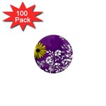 Background Bokeh Ornament Card 1  Mini Magnets (100 pack)  Front