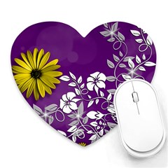 Background Bokeh Ornament Card Heart Mousepads by Sapixe