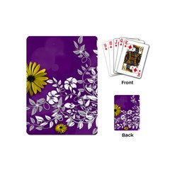 Background Bokeh Ornament Card Playing Cards (mini)  by Sapixe