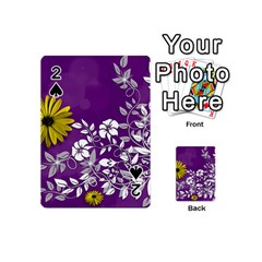 Background Bokeh Ornament Card Playing Cards 54 (mini)  by Sapixe