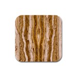 Marble Wall Surface Pattern Rubber Square Coaster (4 pack)  Front