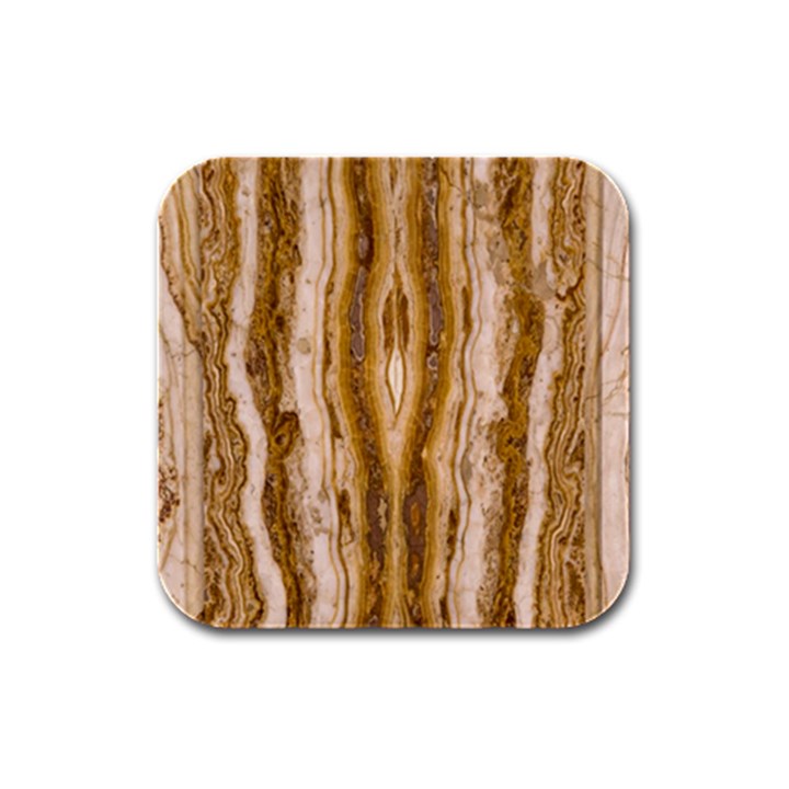 Marble Wall Surface Pattern Rubber Square Coaster (4 pack) 