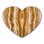 Marble Wall Surface Pattern Heart Mousepads Front