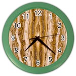 Marble Wall Surface Pattern Color Wall Clocks Front