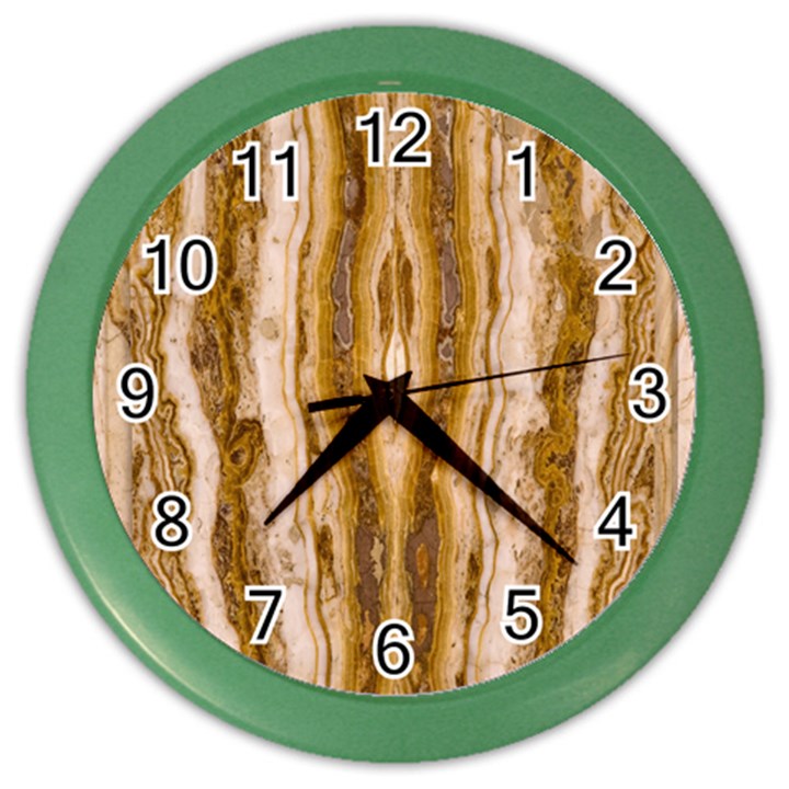 Marble Wall Surface Pattern Color Wall Clocks