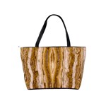 Marble Wall Surface Pattern Shoulder Handbags Back