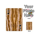 Marble Wall Surface Pattern Playing Cards 54 (Mini)  Front - Spade8