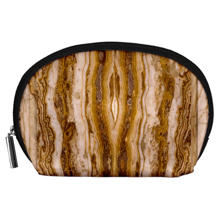 Marble Wall Surface Pattern Accessory Pouches (Large) 