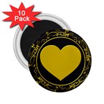 Background Heart Romantic Love 2.25  Magnets (10 pack)  Front