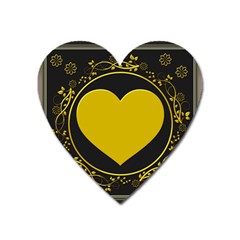 Background Heart Romantic Love Heart Magnet by Sapixe