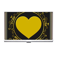 Background Heart Romantic Love Business Card Holders by Sapixe