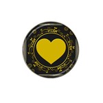 Background Heart Romantic Love Hat Clip Ball Marker Front