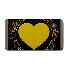 Background Heart Romantic Love Medium Bar Mats by Sapixe