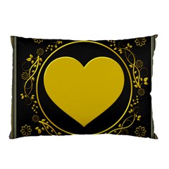 Background Heart Romantic Love Pillow Case by Sapixe