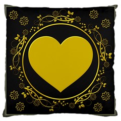 Background Heart Romantic Love Large Cushion Case (one Side) by Sapixe