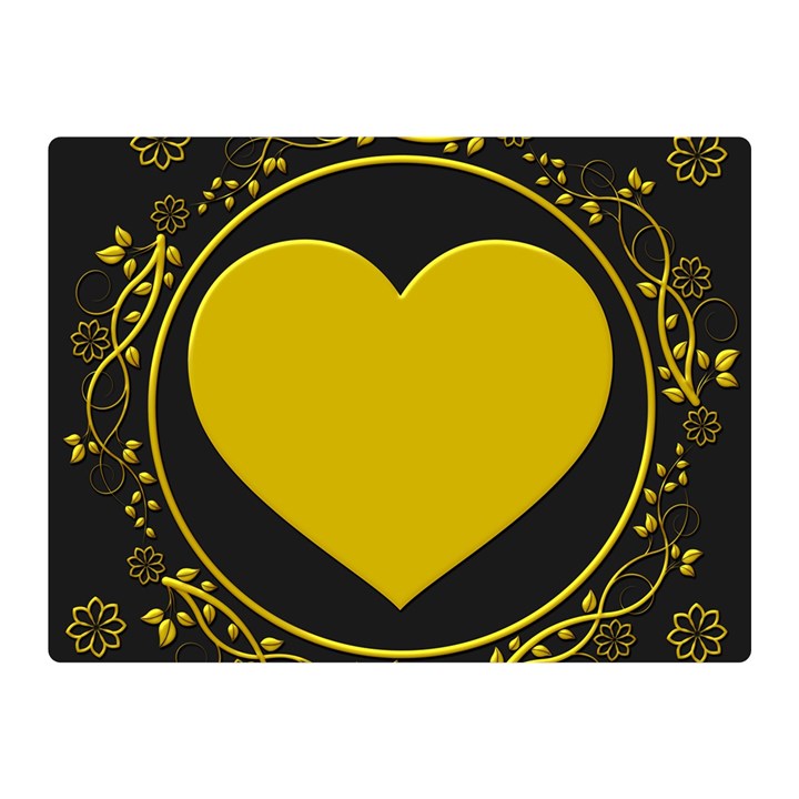 Background Heart Romantic Love Double Sided Flano Blanket (Mini) 