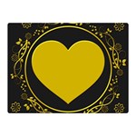 Background Heart Romantic Love Double Sided Flano Blanket (Mini)  35 x27  Blanket Back