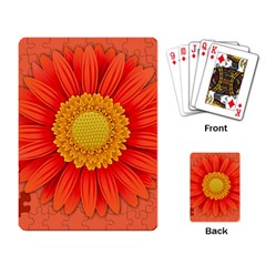 Flower Plant Petal Summer Color Playing Card by Sapixe