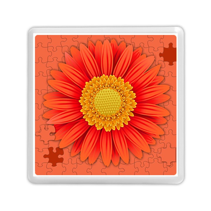 Flower Plant Petal Summer Color Memory Card Reader (Square) 