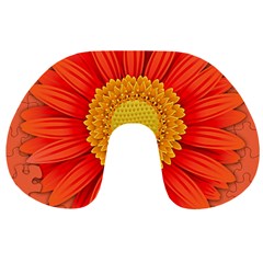 Flower Plant Petal Summer Color Travel Neck Pillows by Sapixe