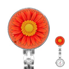 Flower Plant Petal Summer Color Stainless Steel Nurses Watch by Sapixe