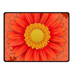 Flower Plant Petal Summer Color Double Sided Fleece Blanket (small) 