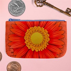 Flower Plant Petal Summer Color Large Coin Purse by Sapixe