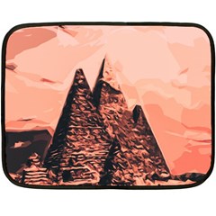 Pyramid Egypt Monumental Fleece Blanket (mini) by Sapixe